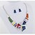 voordelige Sieraden Set-Dames Sieraden Set Oorknopjes Bib ketting Statement Dames Europees Modieus Kleur Verzilverd oorbellen Sieraden Regenboog / Blauw Voor Bruiloft Feest Dagelijks Causaal Maskerade Verlovingsfeest