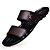 cheap Men&#039;s Slippers &amp; Flip-Flops-Men&#039;s Slippers &amp; Flip-Flops Casual Walking Shoes Latex Black Red Brown Summer / EU40