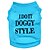 tanie Ubrania dla psów-Kot Psy T-shirt Ubrania dla szczeniąt Kwiatowy / Roślinny Moda Ubrania dla psów Ubrania dla szczeniąt Stroje dla psów Czarny Niebieski Różowy Kostium dla dziewczynki i chłopca Terylen XS S M L