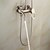 זול גופי מקלחת חיצונית-מערכת למקלחת הגדר - גשם עתיקה ניקל מוברש מערכת למקלחת שסתום קרמי Bath Shower Mixer Taps / Brass / שני חורי ידית אחת