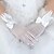 cheap Party Gloves-Tulle Wrist Length Glove Bridal Gloves / Party / Evening Gloves With Bowknot / Floral