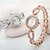 preiswerte Modeuhren-Damen Uhr Armband-Uhr Quartz Japanischer Quartz Legierung Silber / Rotgold / Analog Glanz Elegant Silber Rotgold