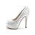 cheap Wedding Shoes-Women&#039;s Satin Spring / Summer Stiletto Heel Pink / Champagne / Ivory / Wedding / Party &amp; Evening