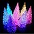 halpa Sisustus ja yövalot-värikäs kristalli akryyli christmas tree led yövalo 7 väriä vaihtaa torni lamppu koti deco kevyt lahja