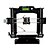 abordables Imprimante 3D-geeetech tout noir acrylique pure i3 x 3d imprimante (1.75mm buse filament 0.3mm)