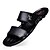 cheap Men&#039;s Slippers &amp; Flip-Flops-Men&#039;s Slippers &amp; Flip-Flops Casual Walking Shoes Latex Black Red Brown Summer / EU40