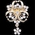 ieftine Broșe la Modă-Pentru femei Broșe Floare femei Lux Modă Diamante Artificiale Broșă Bijuterii Auriu Pentru Nuntă Petrecere Ocazie specială Zi de Naștere Cadou Zilnic