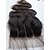 billige Lukning og frontside-PANSY Hår Veve Hairextensions med menneskehår Krop Bølge Ekte hår Brasiliansk hår Blekte knuter Dame Naturlig Svart