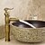 abordables Robinetteries de lavabo-Robinet lavabo - Jet pluie Bronze antique Set de centre Mitigeur un trouBath Taps