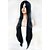 cheap Costume Wigs-Cosplay Wigs Color 100 cm High Temperature Silk Black And Blue Color Mix Long Straight Hair Wig