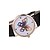 Недорогие Модные часы-Жен. Наручные часы Кварцевый Японский кварц Кожа Черный / Белый / Коричневый Повседневные часы Аналоговый Дамы На каждый день Бабочка Мода - Зеленый Синий Розовый