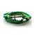 abordables Bracelet-Bracelet Jonc Bracelets Plusieurs Tours Multirang Ancre Mode Multicouches Bracelet Bijoux Vert Bleu Noir / blanc pour Quotidien Décontracté