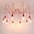 abordables Éclairages grappe-Suspension 10 lumières 150 cm led métal e26 / e27 chaîne / cordon réglable coloré festival 110-120v 220-240v