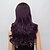 cheap Synthetic Trendy Wigs-Synthetic Wig Wavy Wavy Wig Medium Length Purple Synthetic Hair Women&#039;s