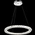 cheap Circle Design-50cm(19.69 Inch) Crystal LED Chandelier Gold Pendant Light Metal Electroplated Modern Contemporary 110-120V 220-240V