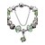 ieftine Brățări la Modă-Pentru femei Cristal Brățări cu Talismane Brățări cu Mărgele Ștrasuri Χάντρες European Modă Cristal Bijuterii brățară Negru / Mov / Verde Deschis Pentru Cadouri de Crăciun Petrecere Zilnic Casual