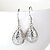 cheap Earrings-Women&#039;s Synthetic Opal Drop Earrings Dangle Earrings Hanging Earrings Drop Ladies Asian Fashion Bridal Sterling Silver Silver Earrings Jewelry Pink / White For Party Wedding Casual Daily