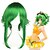 abordables Halloweeni parukad-Vocaloid Gumi Pelucas de Cosplay Hombre Mujer 22 pulgada Fibra resistente al calor Peluca de anime