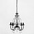 cheap Chandeliers-QINGMING® 5-Light Chandelier Uplight Painted Finishes Metal Crystal 110-120V / 220-240V Bulb Not Included / E12 / E14