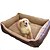 זול מיטות כלבים ושמיכות-חתול כלב משטח למזרן מיטות שמיכות מיטה עמיד למים חיות מחמד שמיכות עור כותנה בז&#039; קפה