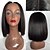 cheap Synthetic Lace Wigs-Synthetic Lace Front Wig Straight Straight Bob Lace Front Wig Medium Length Light Brown Black#1B Medium Brown Jet Black Dark Brown Synthetic Hair Women&#039;s Middle Part Bob Natural Hairline Middle Part