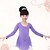 cheap Kids&#039; Dancewear-Ballet Dresses Training Cotton / Chiffon Ruched Long Sleeve Natural Dress