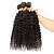 billiga Hårförlängningar i naturlig färg-3 paket Mongoliskt hår Afro Klassisk Curly Weave Obehandlad hår 300 g Human Hår vävar Hårförlängning av äkta hår Människohår förlängningar / 10A / Sexigt Lockigt