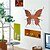 abordables Autocollants muraux-Animaux Stickers muraux Stickers avion Stickers muraux décoratifs / Stickers photo,PVC Matériel Lavable / Amovible Décoration d&#039;intérieur