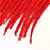 abordables Crocheter les cheveux-Tresses Twist Tresse Natté La Havane Sénégal boîtes Tresses Tresses au Crochet 24 &quot; Cheveux 100 % Kanekalon Rouge Rajouts de Tresses