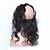 Недорогие Пряди натуральных волос-4 Связки Бразильские волосы 360 фронтальных Естественные кудри Натуральные волосы 340 g Волосы Уток с закрытием Ткет человеческих волос Расширения человеческих волос / 8A