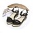 billige Sandaler til kvinner-kvinners sko pu kile hæl kiler / gladiator / åpen tå sandaler utendørs / kontor&amp;amp; karriere / kjole sort / gull