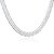 cheap Men&#039;s Necklaces-Men&#039;s Chain Necklace Fashion Silver Plated White / Sliver Necklace Jewelry For Party