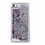 cheap Cell Phone Cases &amp; Screen Protectors-Case For iPhone 5 / Apple / iPhone X iPhone X / iPhone 8 Plus / iPhone 8 Flowing Liquid / Transparent Back Cover Glitter Shine Hard PC