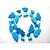 cheap Wall Stickers-Butterfly Decals Animals / Romance / Landscape Blue 3D Wall Stickers Plane Wall Stickers,plastic 12pcs