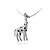 ieftine Coliere la Modă-Pentru femei Cristal Coliere cu Pandativ Cerb Girafă Animal Modă 18K Placat cu Aur Cristal Zirconiu Cubic Auriu Argintiu Coliere Bijuterii Pentru Nuntă Petrecere Zilnic Casual Muncă
