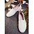 preiswerte Damenhausschuhe und -halbschuhe-Schuhe Leder Frühling Sommer Herbst Loafers &amp; Slip-Ons Flacher Absatz für Normal Weiß Schwarz