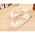 ieftine Flip-Flops de Damă-Women&#039;s Slippers &amp; Flip-Flops Summer Flip Flops Polyester Casual Wedge Heel Others Black Pink Beige