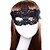 Недорогие Украшения для волос-Сэй стиль маски черный / белый шнурок для Хэллоуина украшения партии Masker маскарада