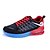 abordables Chaussures sport femme-Femme Talon Plat Tulle Confort Course à Pied Printemps / Eté / Automne Rouge / Fuchsia / Orange