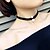preiswerte Halsketten-Damen Perlen Halsketten Tattoo-Hals damas Tattoo Stil Retro Modisch Perlen Künstliche Perle Baumwollflanell Schwarz Modische Halsketten Schmuck Für Party Alltag Normal