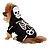 ieftine Îmbrăcăminte Câini-Pisici Câine Costume de Halloween Costume Ținute Cranii Cosplay Halloween Iarnă Îmbrăcăminte Câini Haine pentru catelus Ținute pentru câini Auriu Alb Costume pentru fată și câine băiat Bumbac