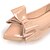 preiswerte Ballerinas für Damen-Damen Schuhe Kunstleder Frühling Sommer Herbst Ballerina Flache Schuhe Flacher Absatz Mit Schleife Für Normal Kleid Schwarz Rot