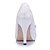 billige Højhælede sko til kvinder-HæleDame-Elfenbensfarvet Hvid-Bryllup Formelt Fest/aften-Stilethæl