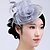 billige Bryllupshodeplagg-tulle basketwork fjær fascinators headpiece klassisk feminin stil