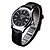 levne Módní hodinky-Pro páry Módní hodinky Křemenný Z umělé kůže Černá Hodinky na běžné nošení Analogové Černá Bílá