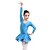 abordables Tenues de danse enfants-Robes(Noire / Bleu / Fuchsia / Jaune,Coton,Danse latine)Danse latine- pourEnfant Rushé Spectacle Chaussures de Sport Taille moyenne