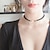 preiswerte Halsketten-Damen Halsketten - Spitze damas, Modisch Schwarz Modische Halsketten Schmuck Für Alltag, Normal