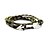 billiga Armband-Dam Armband av Remmar Läder Armband Ankare Bohemisk Mode Läder Armband Smycken Röd / Blå / Grön Till Tillfällig Dagligen