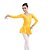 cheap Kids&#039; Dancewear-Children&#039;s Performance Cotton Ruched 1 Piece Long Sleeve Natural Dress Kid&#039;s Performance Dresses
