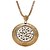 cheap Necklaces-Women&#039;s Crystal Pendant Necklace Party Work Casual Double-layer Synthetic Gemstones Crystal Alloy Golden Black Silver Necklace Jewelry For Daily Casual